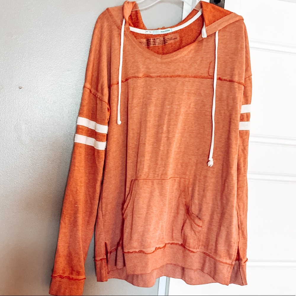 Long sleeve shirt with hood